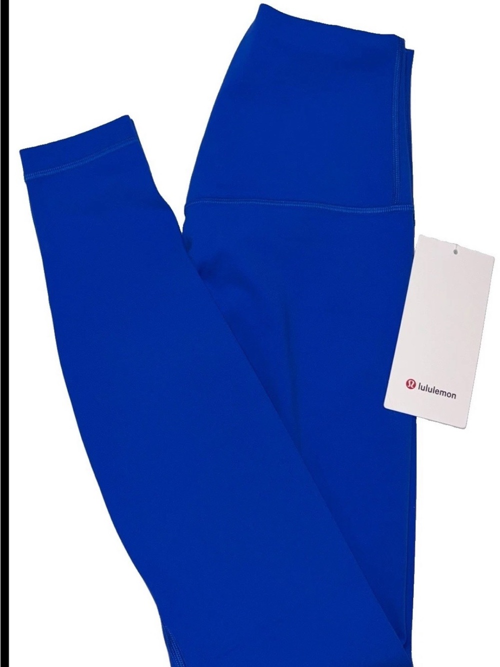 NWT LULULEMON SIZE 6 ALIGN SUPER HIGH RISE 28”L PANT AUTHENTIC CERULEAN BLUE - Picture 12 of 15